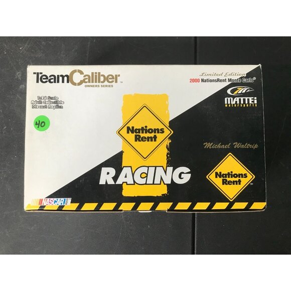 Team Caliber Michael Waltrip #7 Nations Rent 2000 Monte Carlo 1:24 Owners Series - Picture 5 of 9
